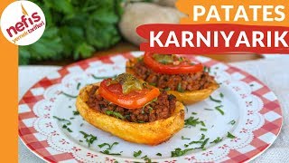 EFSANE OLACAK BİR YEMEK 😍 Fırında Patates Karnıyarık Tarifi [upl. by Arhas]