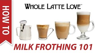 Milk Frothing for Beginners [upl. by Gibbon725]