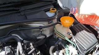 Opel Corsa  Engine Coolant Change [upl. by Fen]