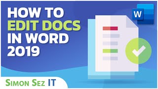 How to Edit Documents in Microsoft Word 2019  MS Word Tutorial [upl. by Ahtnicaj]