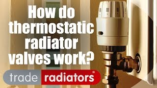 How Do Thermostatic Radiator Valves Work  by Trade Radiators [upl. by Tod]