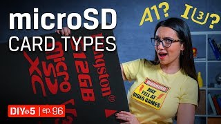 How to choose microSD cards for Android phones dashcams and drones – DIY in 5 Ep 96 [upl. by Salis]