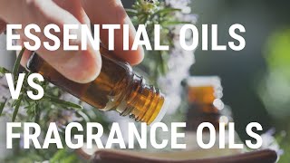 Essential Oils vs Fragrance Oils  Candle Making [upl. by Stephani]