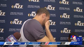 Rudy Gobert breaks down about AllStar snub [upl. by Carlie]