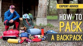 HOW TO PACK A BACKPACK OR HOW I PACK MY BACKPACK  EXPERT ADVICE [upl. by Voss]