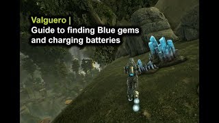 Ark  VALGUERO  guide to finding blue gems and charging batteries [upl. by Sela]