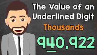 Finding the Value of an Underlined Digit  Place Value to the Hundred Thousands Place [upl. by Goodyear]