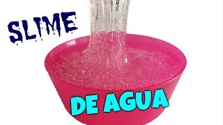 Haz SLIME DE AGUA Probando recetas de 💦Water Slime💦 [upl. by Gelb]