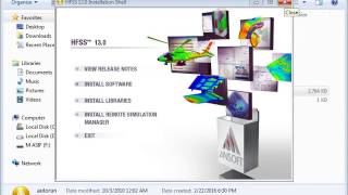 How to install HFSS 130 Tutorial [upl. by Kannan207]