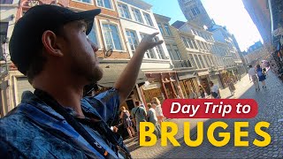 Day Trip to Bruges 🇧🇪 Walking Tour Bruges Belgium  Travel Guide [upl. by Notsnhoj]