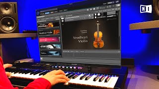 Native Instruments STRADIVARI VIOLIN with Maverick Piano  Sound Demo [upl. by Matt444]