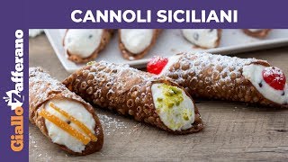 CANNOLI SICILIANI RICETTA ORIGINALE [upl. by Mayor404]