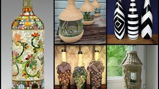 50 Beautiful Bottle Decorating Ideas – DIY Recycled Room Decor [upl. by Swetiana25]