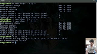 etcpasswd file amp etcshadow file in linux  chage and passwd command  lock and disable accounts [upl. by Ereynihc]