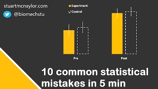 Ten Statistical Mistakes in 5 Min [upl. by Yadnus845]