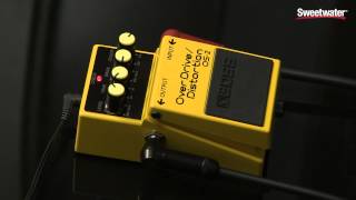 BOSS OS2 OverdriveDistortion Pedal Review by Sweetwater Sound [upl. by Sup]