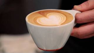 How to Make a Latte Art Heart  Perfect Coffee [upl. by Eul]