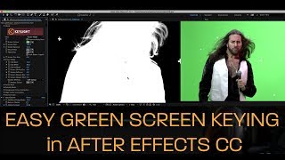 Easy Green Screen Keying in After Effects CC [upl. by Ahsoj96]