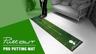 PuttOUT Pro Putting Mat FEATURES [upl. by Losyram]