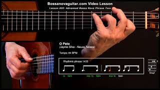 O Pato  Bossa Nova Guitar Lesson 22 Advanced Phrase 7xxx [upl. by Canale]