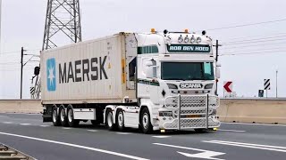 The best trucks from Europaweg in Maasvlakte  Rotterdam [upl. by Hinkle999]