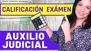 🟣 COMO PUNTUA el Examen de AUXILIO JUDICIAL 2021 [upl. by Duwe6]