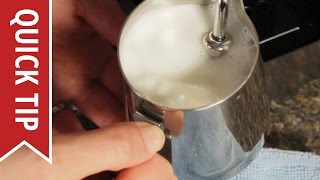 How to AutoFroth Milk for Lattes [upl. by Dionne]