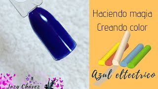 Como hacer color azul eléctrico [upl. by Melessa]