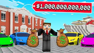 PLAYING as a QUINTILLIONAIRE in Minecraft [upl. by Neiv]