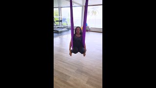 Aerial Yoga Support for Chakrasana Success [upl. by Dimitry769]