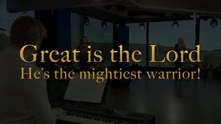 Great is the Lord He’s the mightiest warrior Christian music Live performance [upl. by Fisoi739]