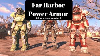 Far Harbor Power Armor Locations Fallout 4 Far Harbor Guide Fast [upl. by Ennobe]