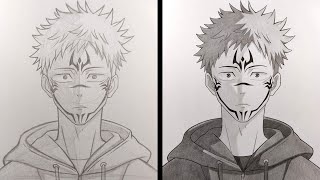 How to Draw Itadori Yuuji  Jujutsu Kaisen [upl. by Jobina]