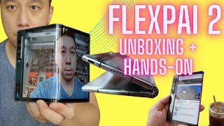 Royole FlexPai 2 Unboxing  HandsOn With Newest Foldable [upl. by Lamhaj979]