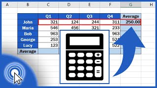 How to Calculate an Average in Excel [upl. by Naejarual]