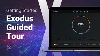 Exodus Wallet desktop tutorial [upl. by Annazor]