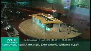 YLE TV1 klo 15 uutiset 2752007 [upl. by Geiss]