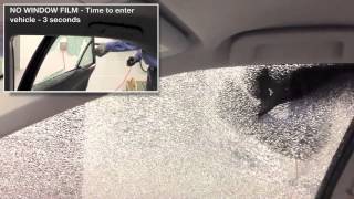 3M™ Scotchshield™ Automotive Security Film Demonstration [upl. by Aicetel]