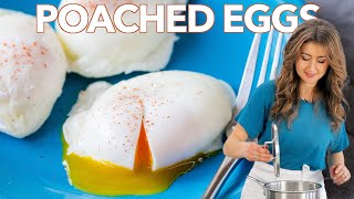 How to Make Perfect POACHED EGGS  Cooking Basics [upl. by Reprah309]