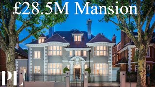 £285m Primrose Hill Luxury London Mansion  UK House Tour  Property London [upl. by Nagad]