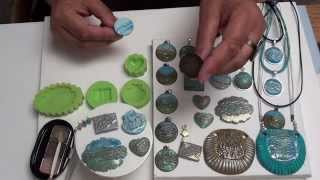 13 Diy Tuto Fimo Anleitung Schmuck Design mit u ohne Molds Polymer Clay [upl. by Norga670]