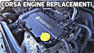 Vauxhall Corsa Engine Replacement [upl. by Krueger]