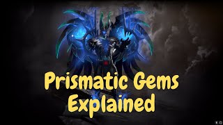 Dota 2  Prismatic Gems Explained with Crystalline Blue Gem  Terrorblade ArcanaColor Changing Gems [upl. by Khorma]