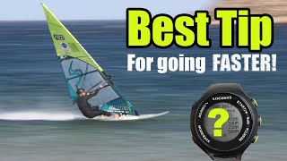 Best Tip for going Faster  Windsurfing [upl. by Sakmar]