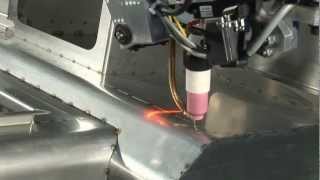 Yaskawa robot TIG welding robot with MotoSense vision system [upl. by Rochette969]