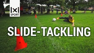 Richtig Grätschen lernen Das SlideTackling [upl. by Jameson]