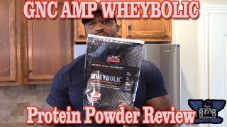 Supplement Review GNC AMP WheyBolic Protein Powder [upl. by Eceertal]