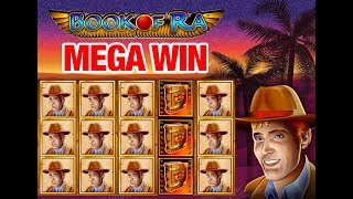 Book Of Ra Classic Mega Big Win  Novomatic Online Slot [upl. by Pillihp]