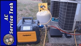 Refrigerant RECOVERY Procedure Step by Step Fully Recovered [upl. by Gearhart299]