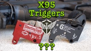 IWI X95 Aftermarket Triggers Do They Work [upl. by Ahearn]